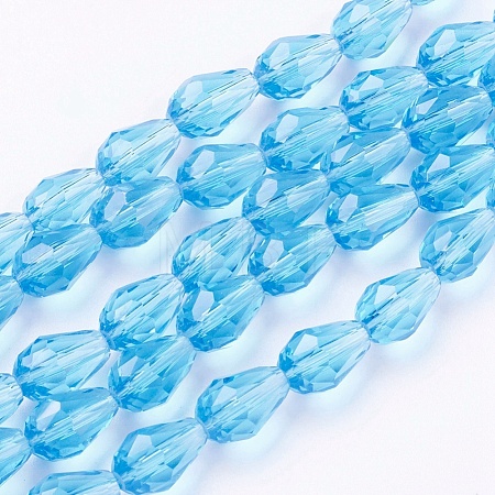 Glass Beads Strands X-GLAA-R024-11x8mm-7-1