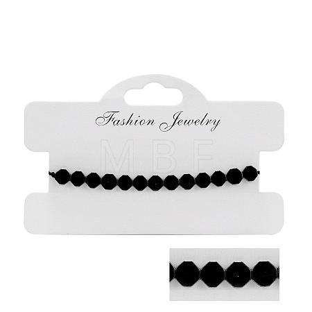 Natural Non-magnetism Hematite Bradided Bead Bracelets for Women Men ZJ6081-4-1