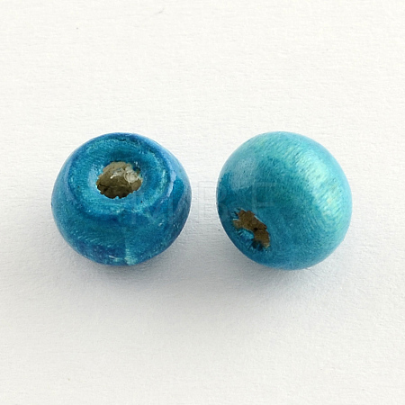 Dyed Natural Wood Beads WOOD-Q006-20mm-02-LF-1