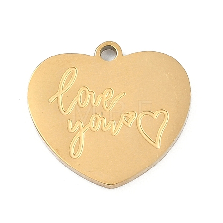304 Stainless Steel Charms STAS-I325-136C-G-1