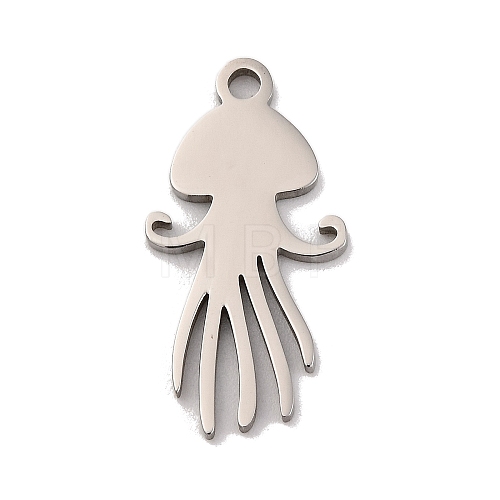 Non-Tarnish 201 Stainless Steel Pendants STAS-U016-08P-04-1