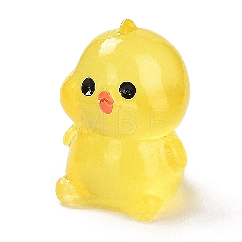 Chick Luminous Resin Display Decorations DJEW-F023-C04-1