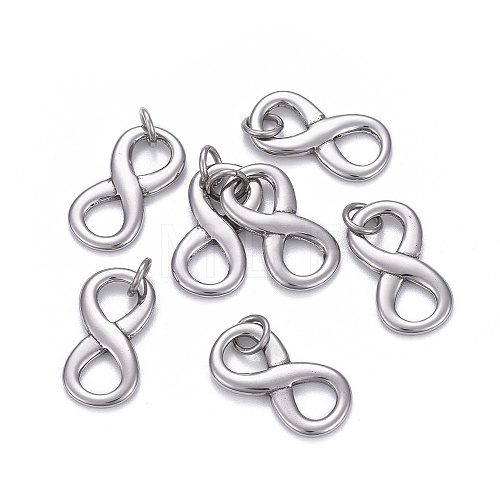 Non-Tarnish 304 Stainless Steel Charms X-STAS-L218-17P-1