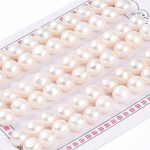 Grade 3A Natural Cultured Freshwater Pearl Beads PEAR-N018-3A-8085A-1