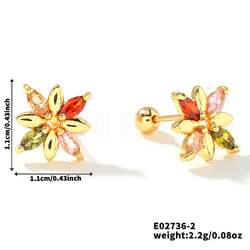 Chic Flower Cartilage Earrings WQ5756-3-1