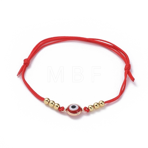 Adjustable Nylon Thread Braided Bead Bracelets BJEW-JB05034-02-1