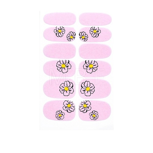 Flower Series Full Cover Nail Decal Stickers MRMJ-T109-WSZ463-1