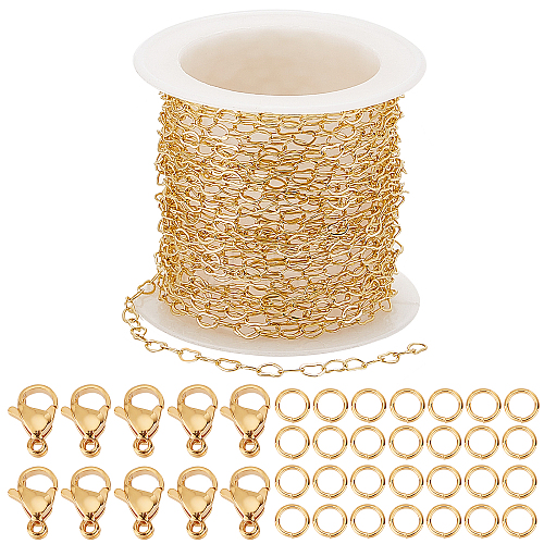 DIY Chain Necklaces Making Kits DIY-SC0020-78-1
