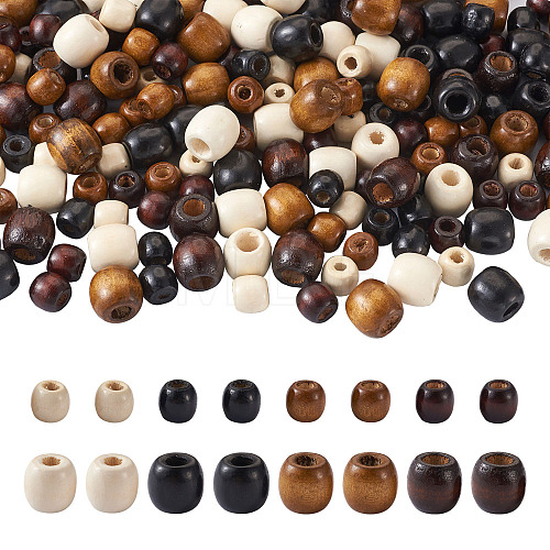 Cheriswelry Dyed Natural Wood Beads WOOD-CW0001-01-LF-1