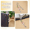 3Pcs 3 Colors Zinc Alloy Hook Bookmarks AJEW-GL0003-53-4
