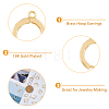 20Pcs Brass Hoop Earrings KK-DC0002-99-4