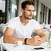 Alloy Cowhide Cord Bracelets for Women Men BJEW-WH20007-15A-7