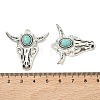 Bohemian Synthetic Turquoise Cattle Pendants FIND-Z112-01AS-06-3