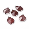 Natural Strawberry Quartz Pendants G-I207-14K-S-1