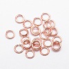 Brass Jump Rings KK-E711-050-7mm-RG-NR-1