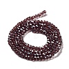 Electroplate Transparent Glass Beads Strands EGLA-A035-T3mm-A13-2