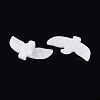 Eagle Shape Natural White Jade Gemstone Pendants G-P563-05E-3