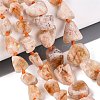 Raw Rough Natural Citrine Beads Strands G-N362-10A-01-1