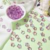 100Pcs Gradient Color Handmade Lampwork Beads DIY-SZ0010-51F-4