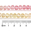 Transparent Painted Glass Beads Strands LS-DGLA-A034-T8mm-A09-3