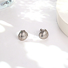 Non-Tarnish 304 Stainless Steel Stud Earrings MH4589-2-2