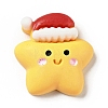 Opaque Christmas Resin Cabochons LS-RESI-G039-03-2