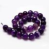 Natural Agate Bead Strands G-G882-14mm-C01-2-2