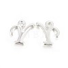 Silver Color Plated Alloy Letter Pendants LS-PALLOY-J718-01S-Y-1