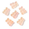 Transparent Spray Paint Glass Beads GLAA-Z011-08G-1
