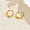 Twist Stainless Steel Hoop Earrings AW0162-2-1