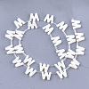 Natural Freshwater Shell Beads SHEL-T012-59W-2