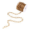 Ion Plating(IP) 304 Stainless Steel Paperclip Chains YS-TAC0003-02G-2