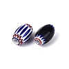 Handmade Millefiori Glass Barrel Beads LA-N002-09F-2