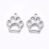 Tarnish Resistant 201 Stainless Steel Pet Pendants X-STAS-F231-044P-1