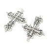 Tibetan Style Zinc Alloy Big Pendants TIBEP-R334-117AS-RS-2