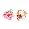Printed Opaque Acrylic Beads MACR-B838-05-2
