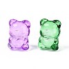 Baking Paint Transparent Glass Beads DGLA-N018-02-2