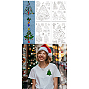 4 Sheets 11.6x8.2 Inch Stick and Stitch Embroidery Patterns DIY-WH0455-211-8