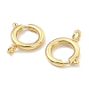 SHEGRACE Brass Spring Ring Clasps XGRPCN048-223G-1