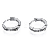 Tarnish Resistant 304 Stainless Steel Hoop Earrings Findings LS-STAS-N092-189-2