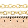 Brass Cable Chain Necklaces NJEW-H206-15G-2