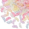 Transparent Crackle Acrylic Beads X-OACR-B031-10-1