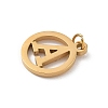 304 Stainless Steel Charms
with Jump Ring STAS-R001-02G-A-2