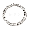 Ion Plating(IP) 304 Stainless Steel Figaro Chain Bracelets BJEW-L673-027P-1