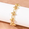 Punk 304 Stainless Steel Spiked Link Chain Bracelets for Women SA-H001-21G-2