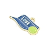 Tennis Alloy Enamel Pendants AL-CBA292F-02O-G-2