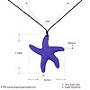 Trendy Silicone Pendant Necklaces NJEW-BB20615-A-7