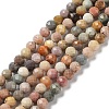 Natural Agate Beads Strands X-G-G991-A03-A-01-1