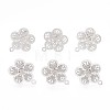 Non-Tarnish 304 Stainless Steel Stud Earring Findings LS-STAS-S079-37B-3