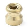 Christmas Golden Tone Round Wax Seal Brass Stamp Heads AJEW-M040-01G-A-3